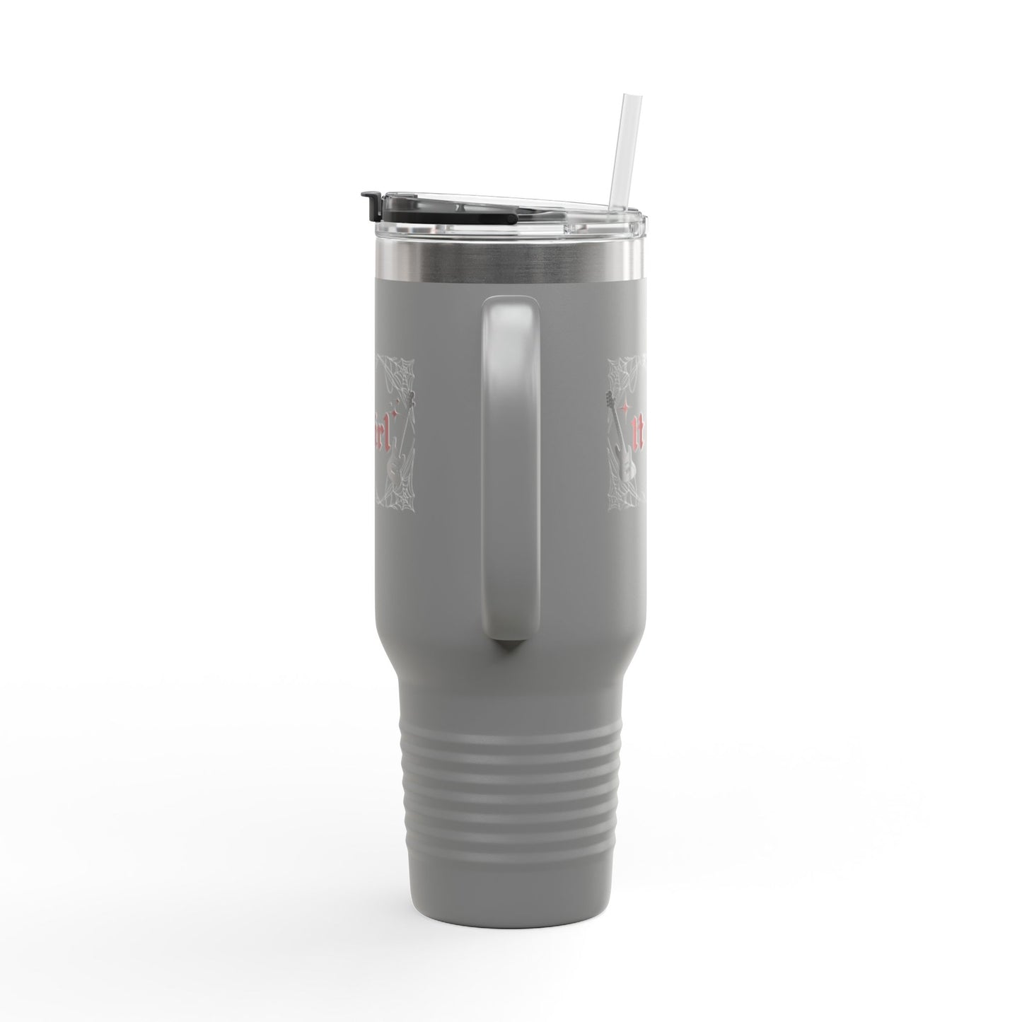 Edgy It Girl - 40oz Insulated Travel Mug - Guitar Design