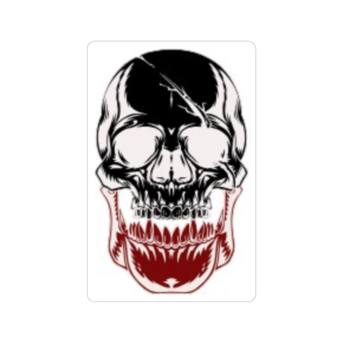 Gothic Skull -Cut Stickers