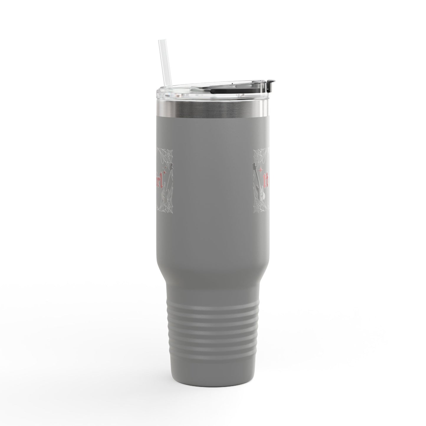 Edgy It Girl - 40oz Insulated Travel Mug - Guitar Design