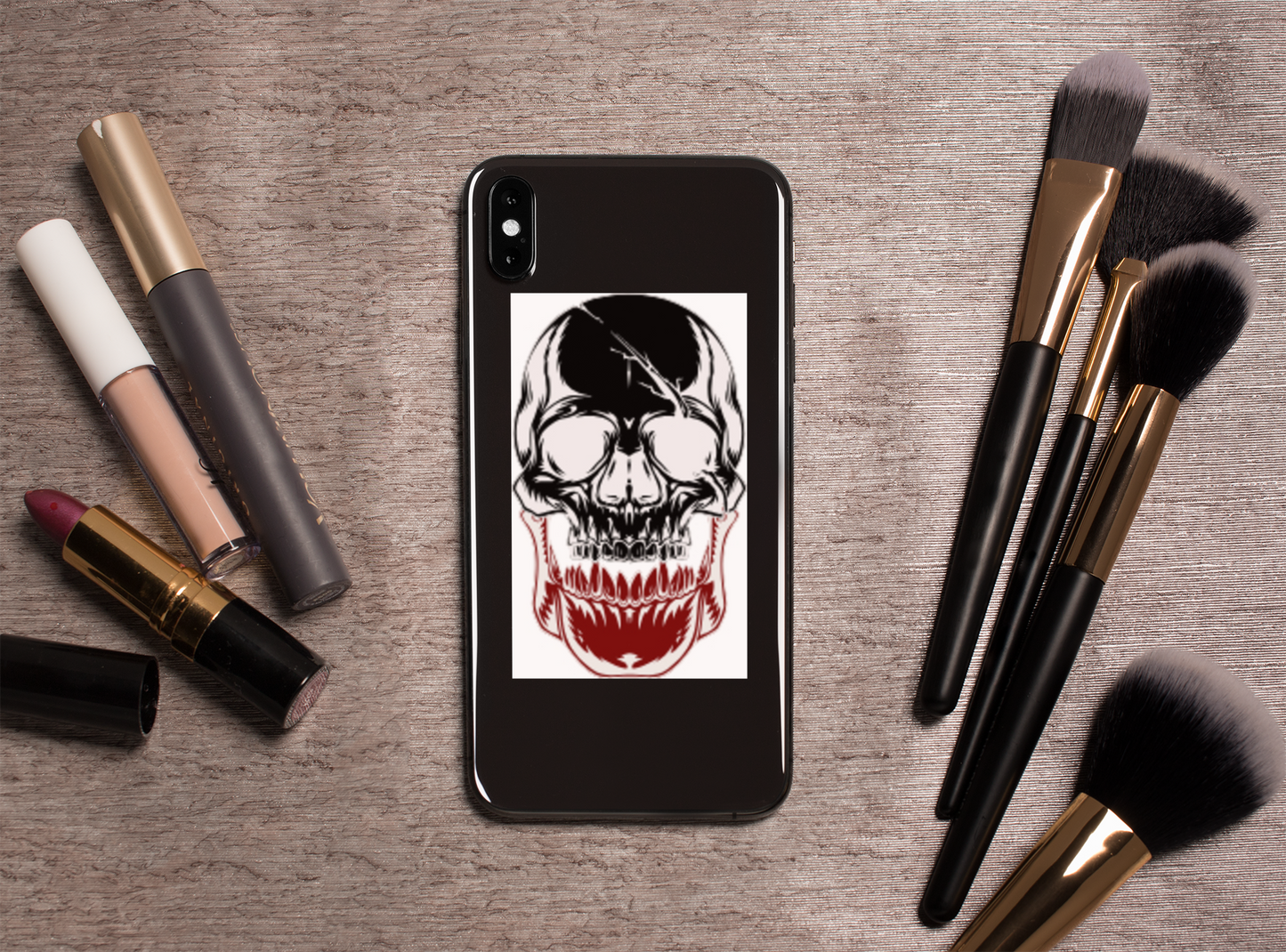 Gothic Skull -Cut Stickers