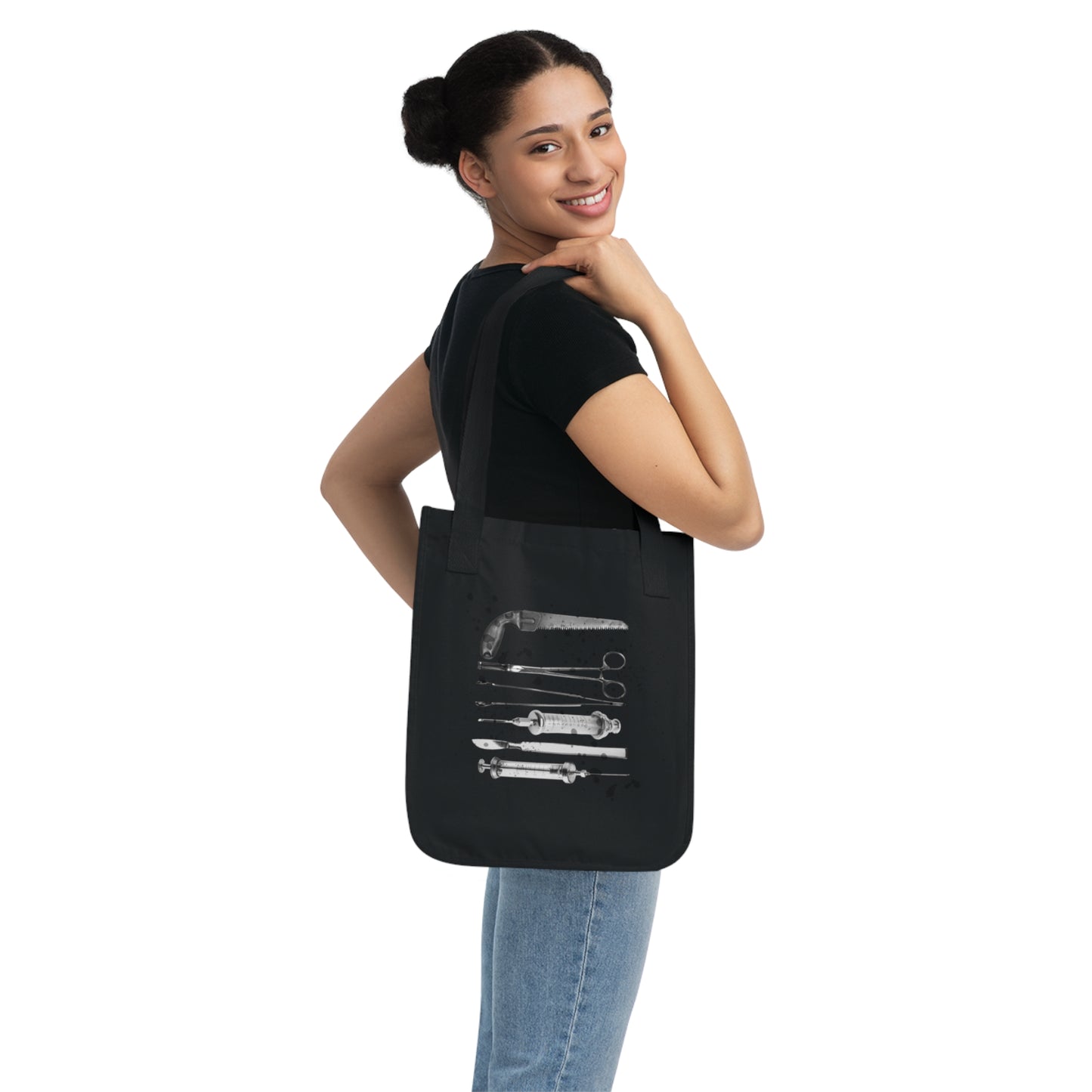 Edgy Surgical Tools - Organic Canvas Tote Bag