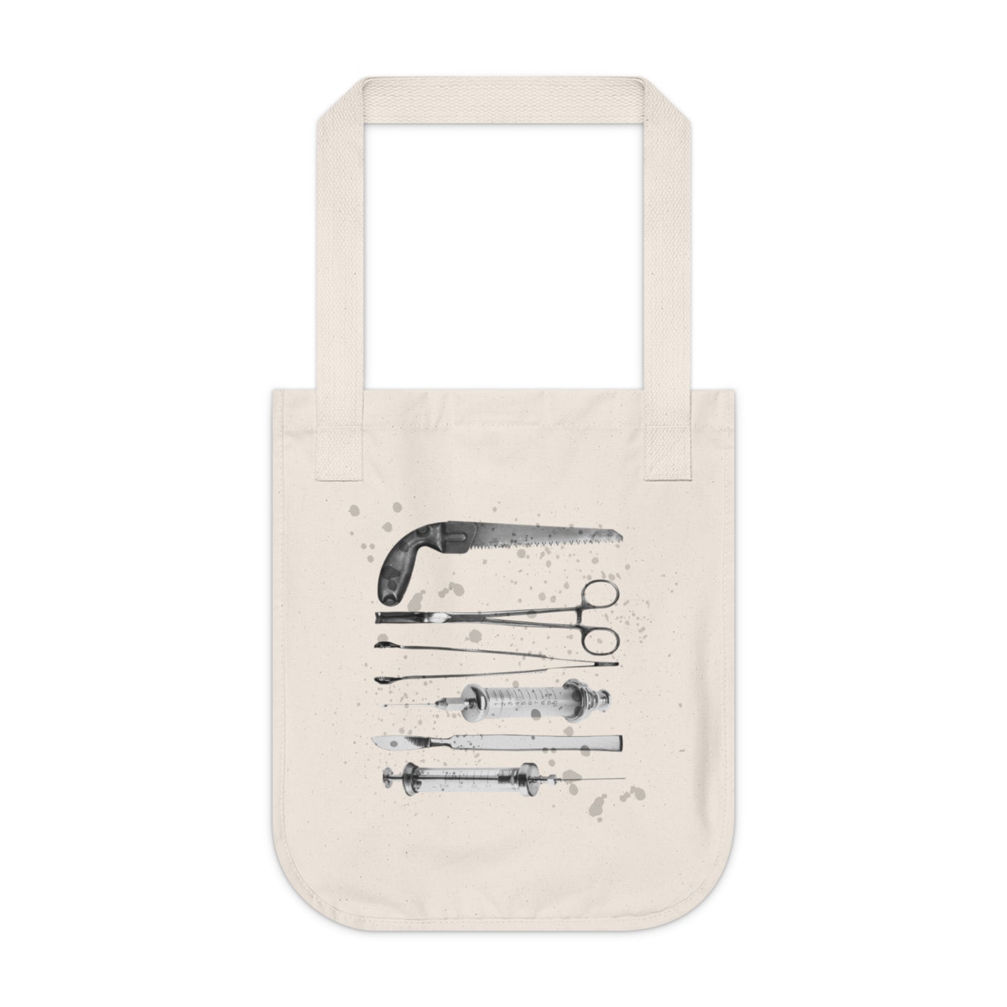 Edgy Surgical Tools - Organic Canvas Tote Bag