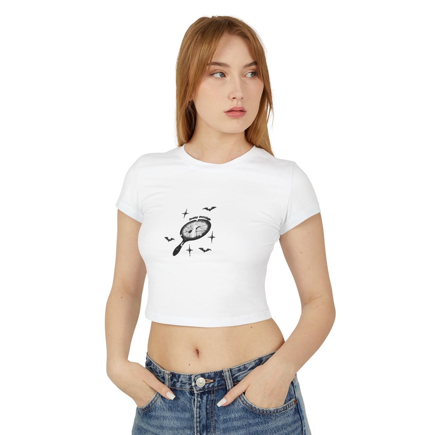 Mirror Pretty Privliege - Baby Tee