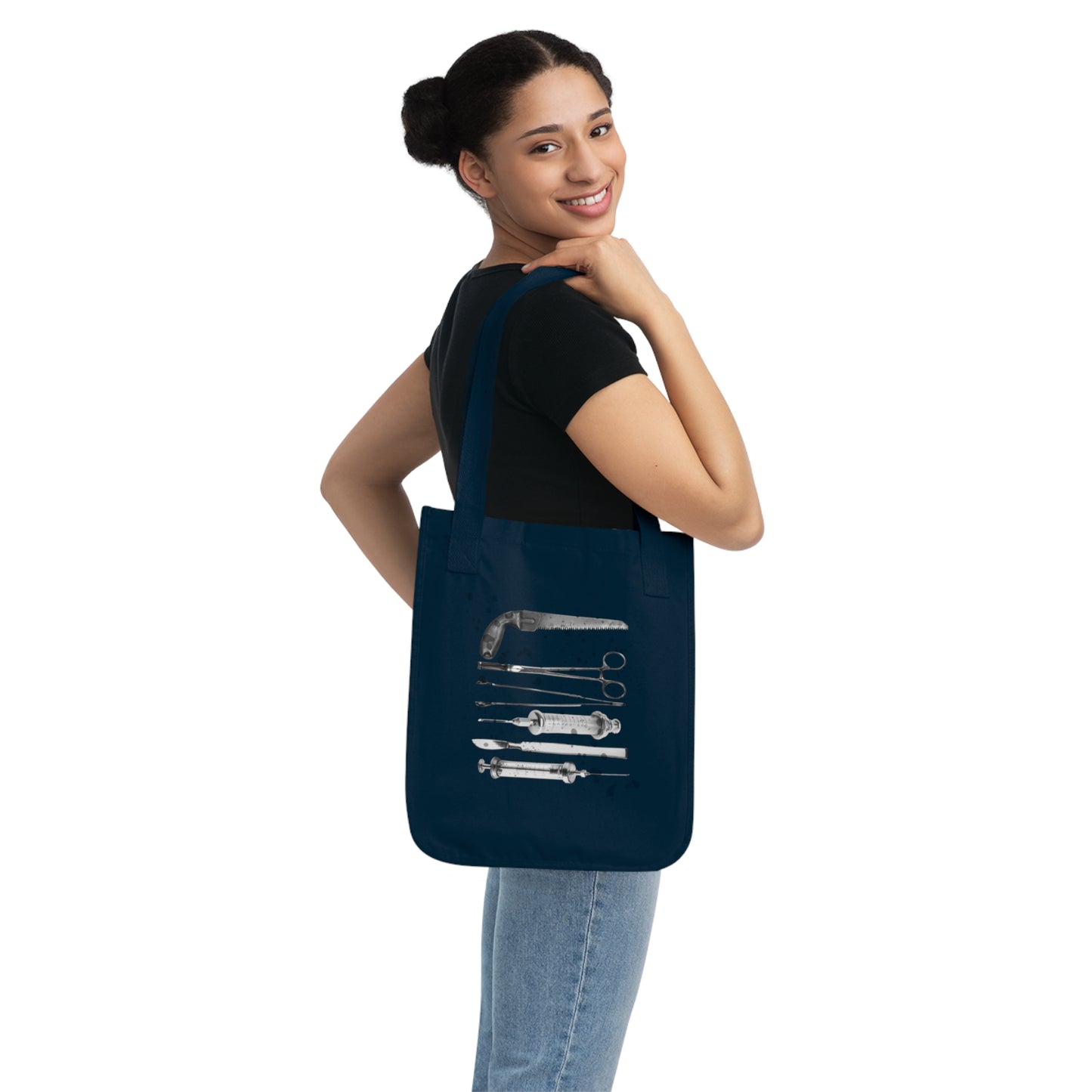 Edgy Surgical Tools - Organic Canvas Tote Bag