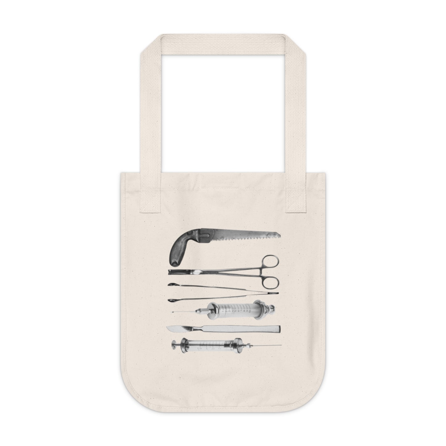 Edgy Surgical Tools - Organic Canvas Tote Bag